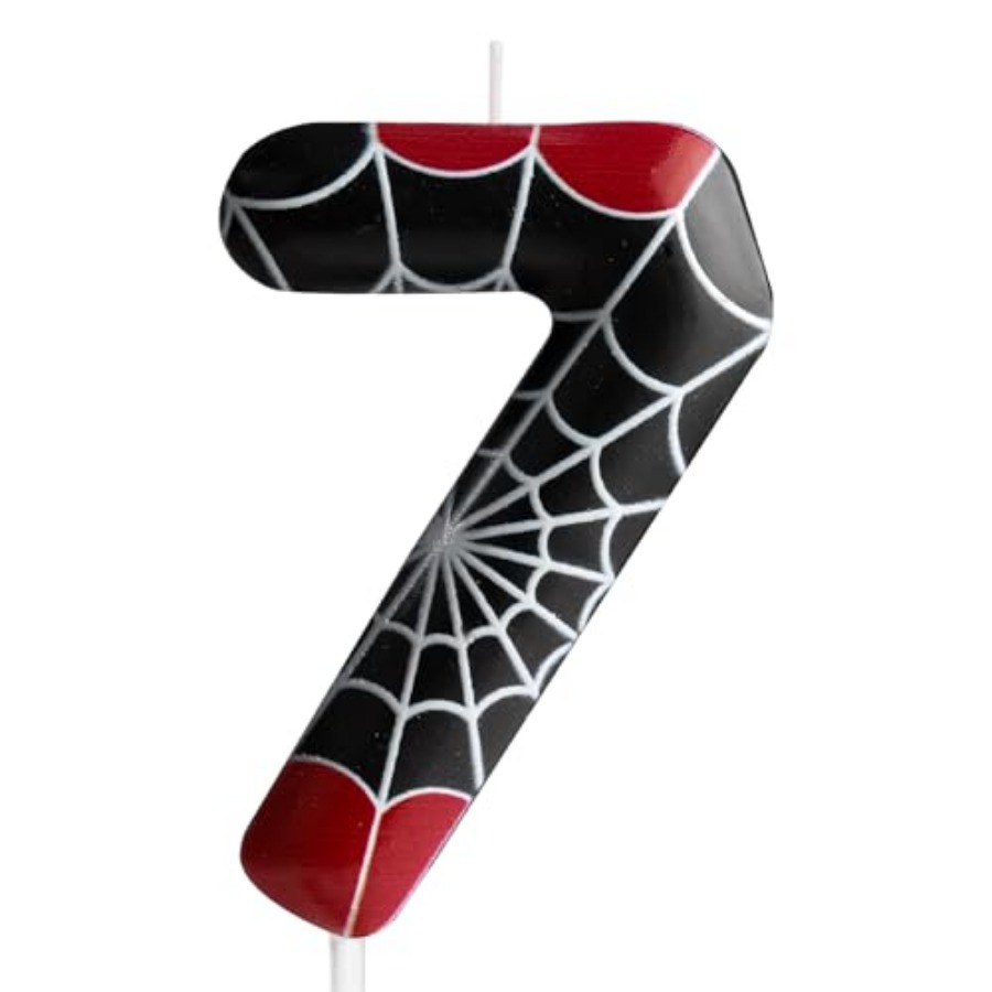 Candle Supplies Free Shipping - Bougie d'anniversaire noire et rouge, décoration