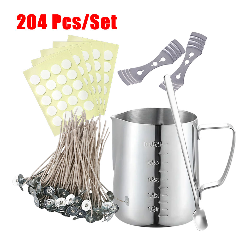 Candle Wax Scale - 204 pièces/ensemble cire fondre échelle tasse