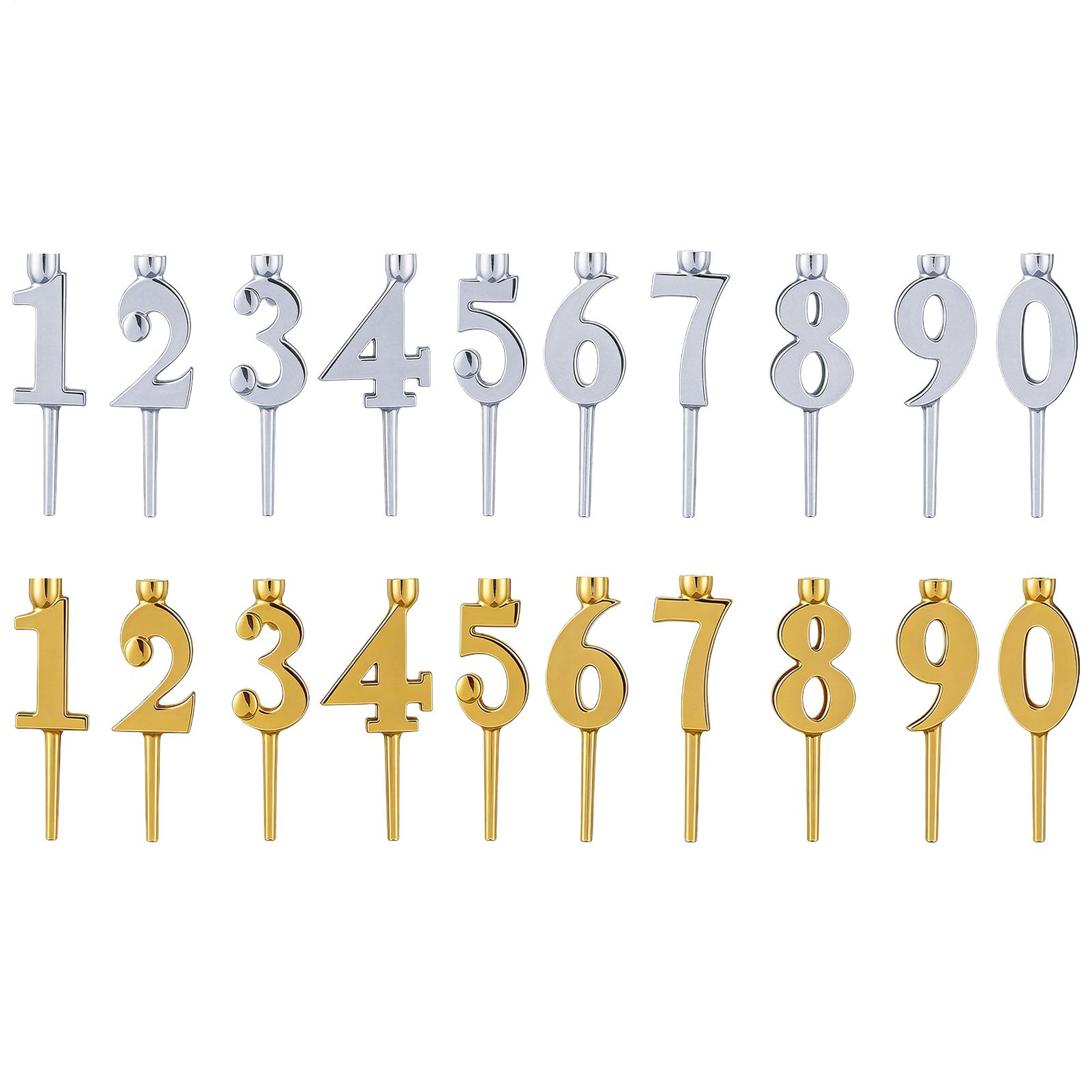 Bougeoirs d'anniversaire numér - Candle Supplies Free Shipping avis et prix