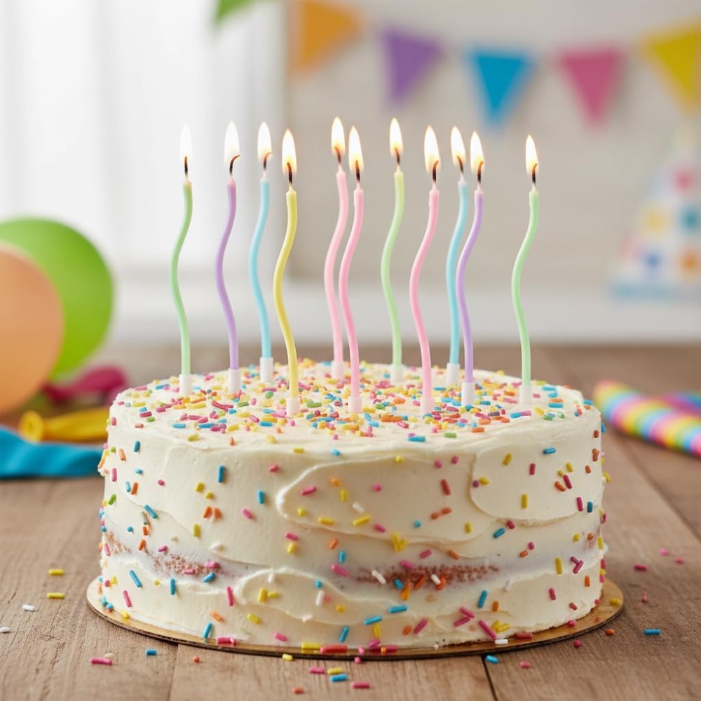 Ensemble de 12 bougies d'anniv - Candle Supplies Free Shipping avis et prix