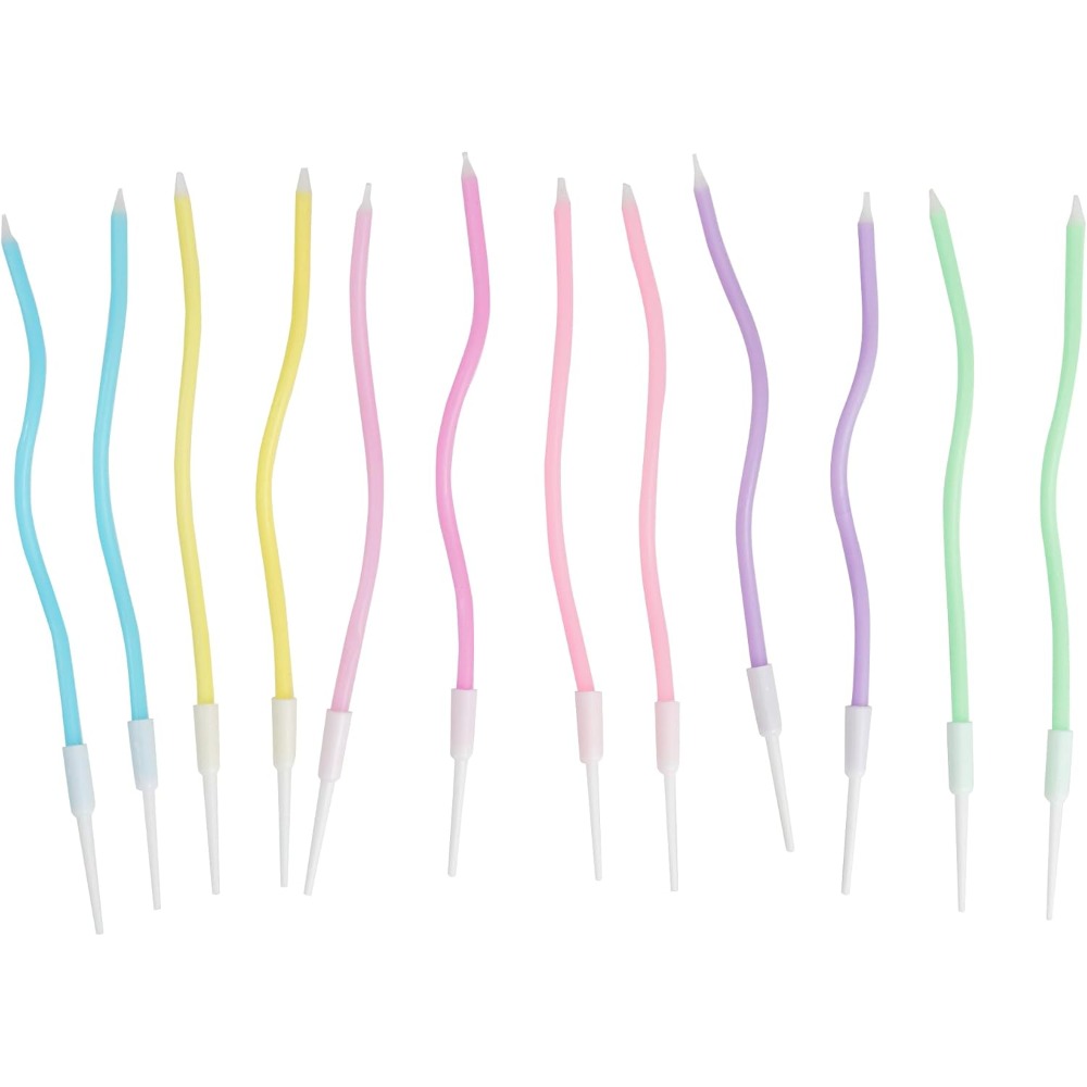 Ensemble de 12 bougies d'anniv - Candle Supplies Free Shipping avis et prix